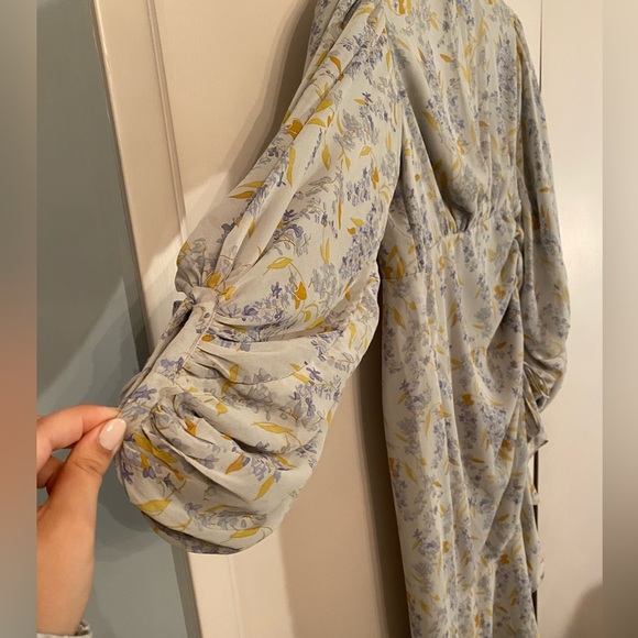 Long Sleeve asymmetrical o.p.t dress. - Picture 3 of 7